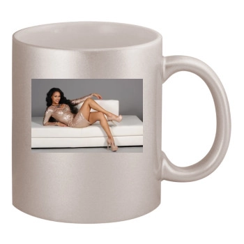 Fanny Neguesha 11oz Metallic Silver Mug