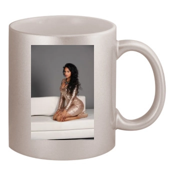 Fanny Neguesha 11oz Metallic Silver Mug