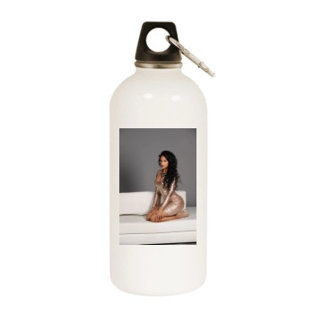 Fanny Neguesha White Water Bottle With Carabiner