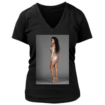 Fanny Neguesha Women's Deep V-Neck TShirt