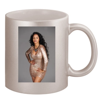 Fanny Neguesha 11oz Metallic Silver Mug