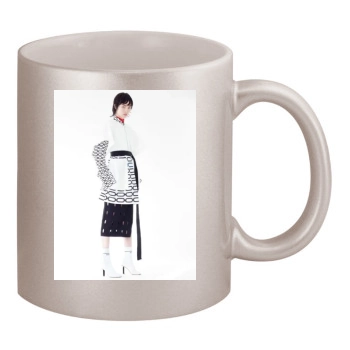 Fei Fei Sun 11oz Metallic Silver Mug