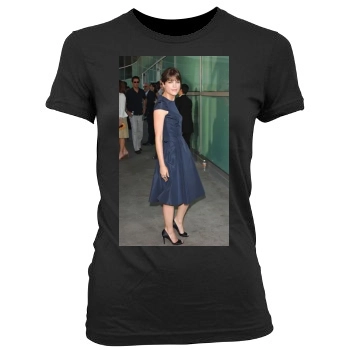 Selma Blair Women's Junior Cut Crewneck T-Shirt