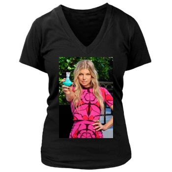 Fergie Women's Deep V-Neck TShirt