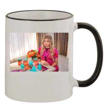 Fergie 11oz Colored Rim & Handle Mug