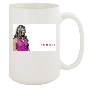 Fergie 15oz White Mug