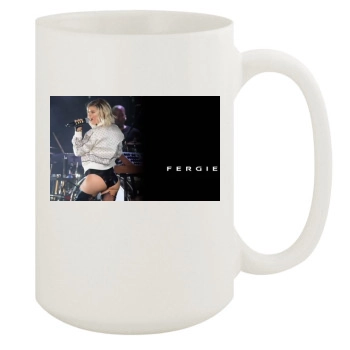 Fergie 15oz White Mug