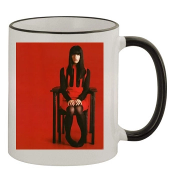 Selma Blair 11oz Colored Rim & Handle Mug