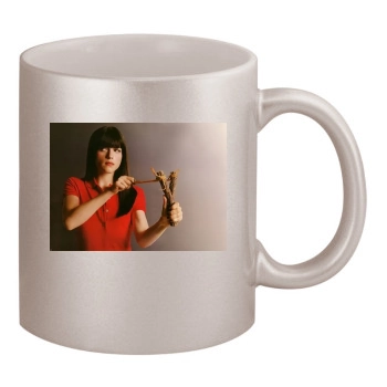 Selma Blair 11oz Metallic Silver Mug