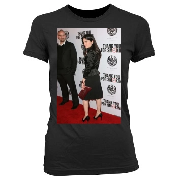 Selma Blair Women's Junior Cut Crewneck T-Shirt