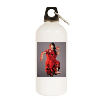 FKA Twigs White Water Bottle With Carabiner