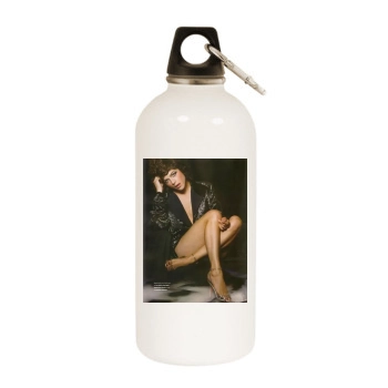 Selma Blair White Water Bottle With Carabiner