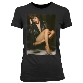 Selma Blair Women's Junior Cut Crewneck T-Shirt