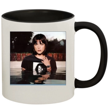 Selma Blair 11oz Colored Inner & Handle Mug