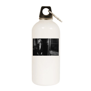 Florrie Arnold White Water Bottle With Carabiner