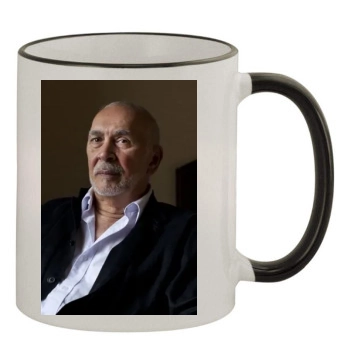 Frank Langella 11oz Colored Rim & Handle Mug