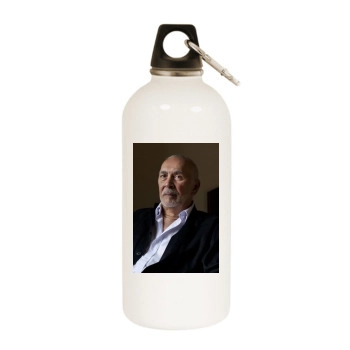 Frank Langella White Water Bottle With Carabiner