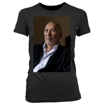 Frank Langella Women's Junior Cut Crewneck T-Shirt