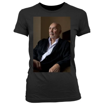 Frank Langella Women's Junior Cut Crewneck T-Shirt