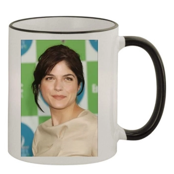 Selma Blair 11oz Colored Rim & Handle Mug