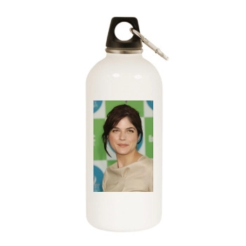 Selma Blair White Water Bottle With Carabiner