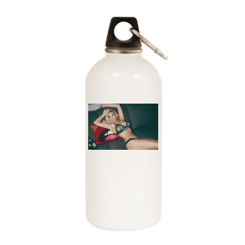 Frankie Essex White Water Bottle With Carabiner