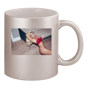 Frankie Essex 11oz Metallic Silver Mug