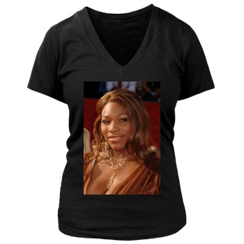 Serena Williams Women's Deep V-Neck TShirt