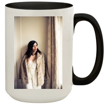 Freida Pinto 15oz Colored Inner & Handle Mug