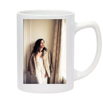 Freida Pinto 14oz White Statesman Mug