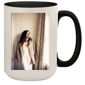 Freida Pinto 15oz Colored Inner & Handle Mug