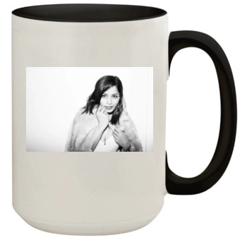 Freida Pinto 15oz Colored Inner & Handle Mug