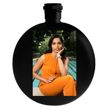 Freida Pinto Round Flask