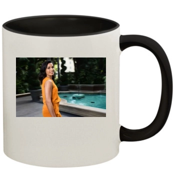 Freida Pinto 11oz Colored Inner & Handle Mug