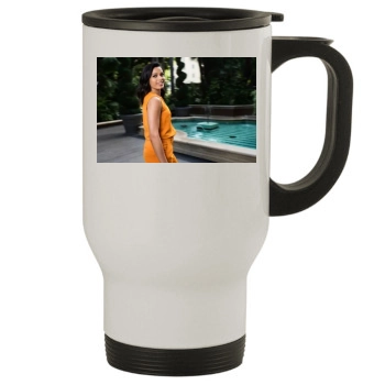 Freida Pinto Stainless Steel Travel Mug