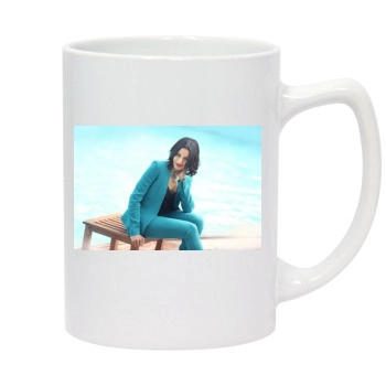 Freida Pinto 14oz White Statesman Mug