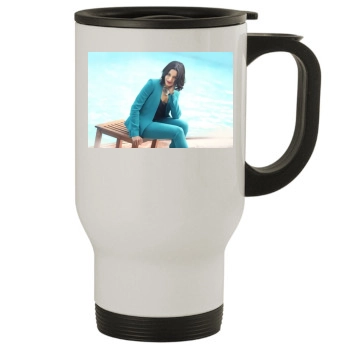 Freida Pinto Stainless Steel Travel Mug