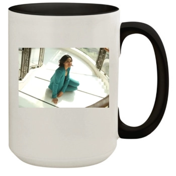 Freida Pinto 15oz Colored Inner & Handle Mug