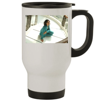 Freida Pinto Stainless Steel Travel Mug