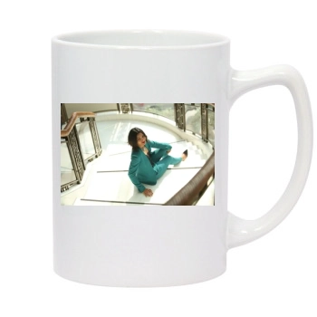 Freida Pinto 14oz White Statesman Mug