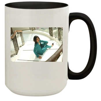 Freida Pinto 15oz Colored Inner & Handle Mug