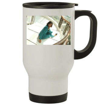 Freida Pinto Stainless Steel Travel Mug