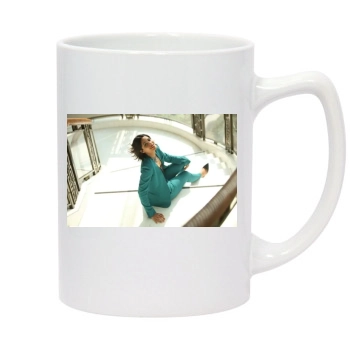 Freida Pinto 14oz White Statesman Mug