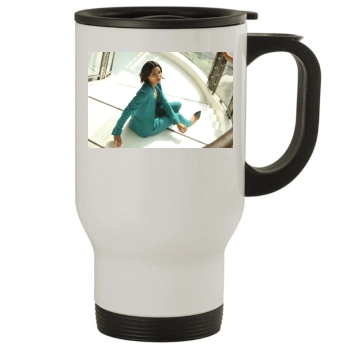 Freida Pinto Stainless Steel Travel Mug