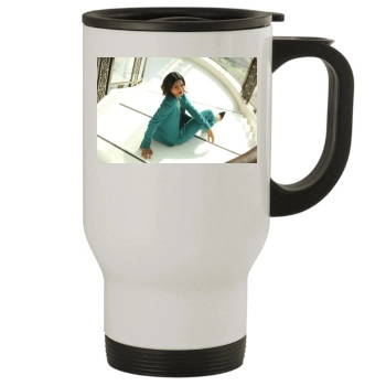 Freida Pinto Stainless Steel Travel Mug