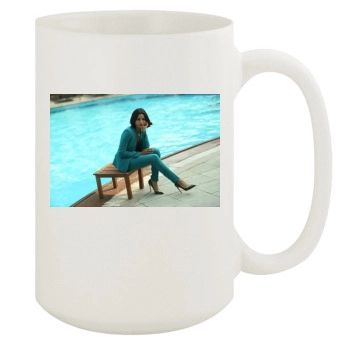 Freida Pinto 15oz White Mug