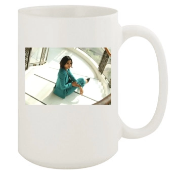 Freida Pinto 15oz White Mug