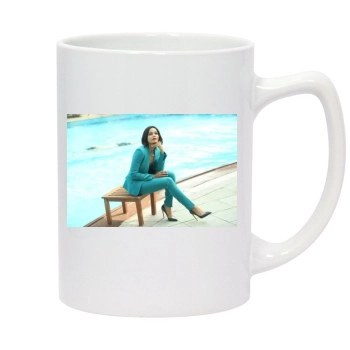 Freida Pinto 14oz White Statesman Mug