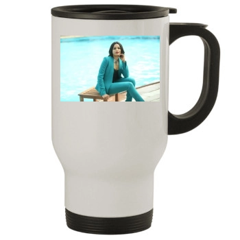 Freida Pinto Stainless Steel Travel Mug