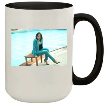 Freida Pinto 15oz Colored Inner & Handle Mug